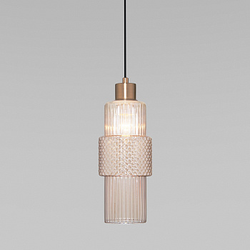 Подвесной светильник с плафоном 1*E27 40Вт бронза IP20 (50209/1 бронза) Eurosvet