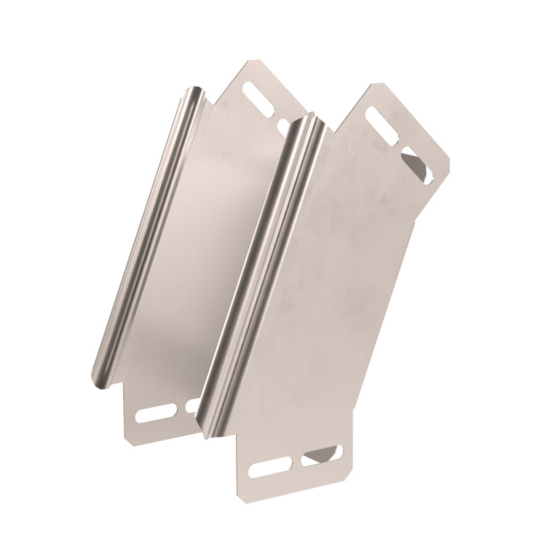 Угол вертикальный внешний 90 градусов Стандарт INOX (AISI 409) 100х80 Промрукав