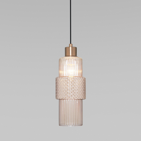 Подвесной светильник с плафоном 1*E27 40Вт бронза IP20 (50209/1 бронза) Eurosvet