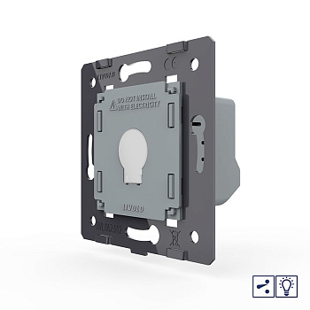 Одноклавишный проходной сенсорный Адаптивный диммер (механизм) Livolo