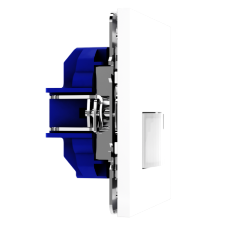 Датчик движения встраиваемый Voltum S70, (белый глянцевый)