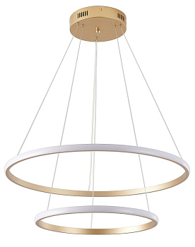 Светильник подвесной RINGOLIGHT ZRS.33320.63C 63Вт 4000K IP20 Матовое золото Zortes