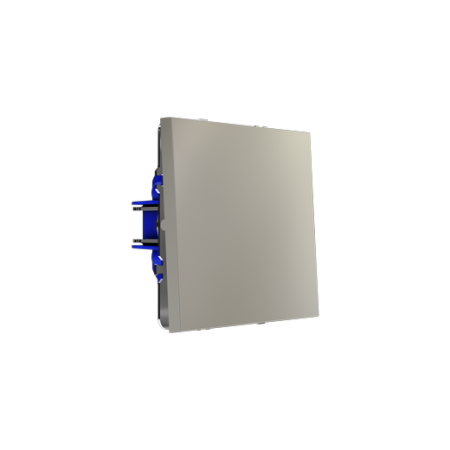 Выключатель встраиваемый Voltum S70 одноклавишный 10А, (шелк)