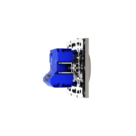 Светорегулятор встраиваемый Voltum S70 поворотно-нажимной 600 Вт, (кашемир)