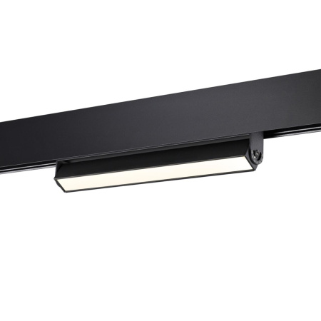 Трековый св-к для низков.шинопровода IP20 LED 4000K 12W 48V FLUM черный NOVOTECH
