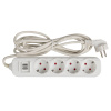 Удлинитель "Эксперт" 4 гнезда 5 метров 16А/3,5кВт с 2 USB 2,1А ПВС 3х1 EKF