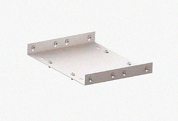 Соединитель лотковый замковый СЛЗ-200х65х1,5 УХЛ1, оцинкованный лист, S1,5