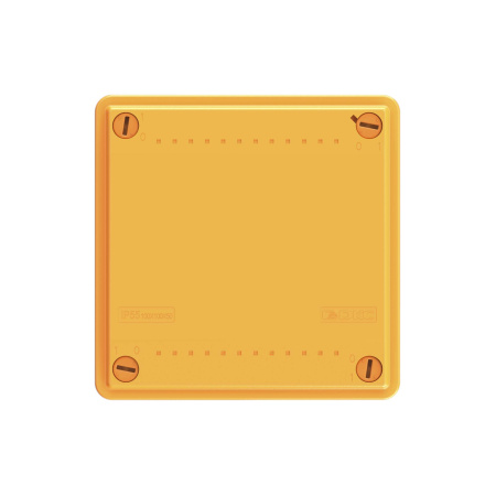 Коробка пластиковая FS с гладкими стенками и клеммниками, IP56, 100х100х50 мм, 5р, 450V, 20A, 10 мм2 DKC