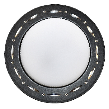 Светильник встраиваемый GCL-GX53-H18-B ЧЕРНЫЙ ОРНАМЕНТ General