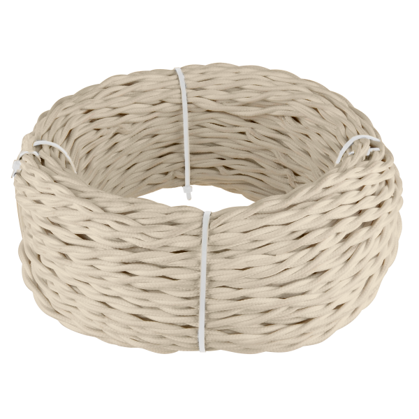 Ретро кабель витой 3х1,5 (песочный) 50 м Werkel