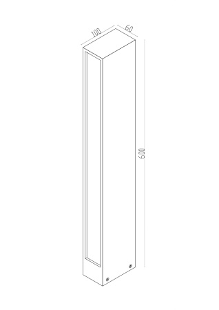 Ландшафтный светильник 12Вт 3000К Графит IP65 Hof O422FL-L12GF Outdoor Maytoni