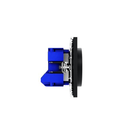 Светорегулятор встраиваемый Voltum S70 поворотно-нажимной 600 Вт, (графит)