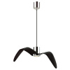 Подвес GU10 1*5W BIRDS чёрный/хром/стекло ODEON LIGHT