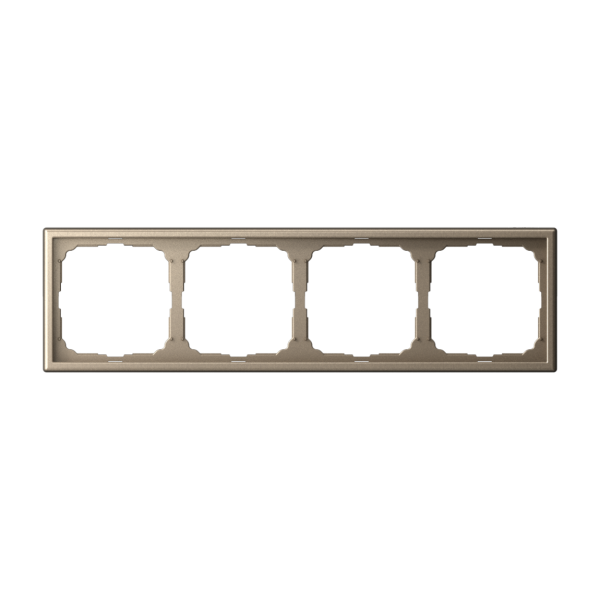 ARTGALLERY 4-постовая РАМКА, универсальная, ШАМПАНЬ Systeme Electric