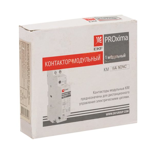Контактор модульный КМ РУ 20А 2NO (1 мод) PROxima EKF