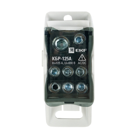 Блок распределительный КБР на DIN-рейку и монтажную панель 125A PROxima EKF