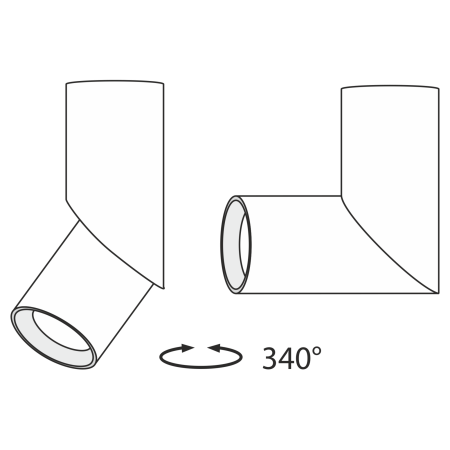 Потолочный светильник 10Вт 3000K Белый IP20 Dafne C027CL-L10W Technical
