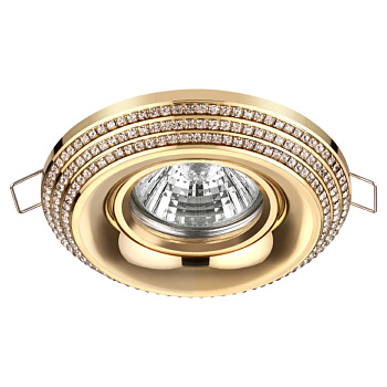 Встр.св-к IP20 GU10 50W 220V LILAC золото NOVOTECH