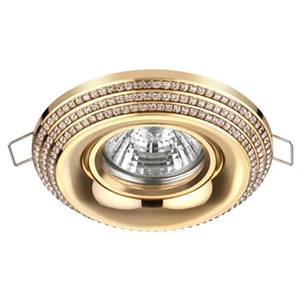 Встр.св-к IP20 GU10 50W 220V LILAC золото NOVOTECH