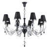 Люстра 8*E14 40Вт Черный и Хром IP20 Intreccio ARM010-08-R Maytoni