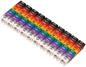 Маркер кабельный МКН-"5" зеленый 4мм2 (1000шт/упак) IEK