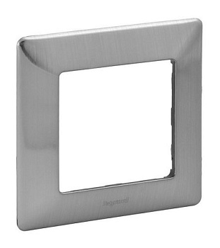 Valena LIFE Рамка горизонтальная 1-м . сталь  IP20 Legrand