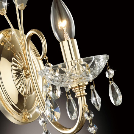 Бра E14 40W VERSIA золотой/хрусталь ODEON LIGHT