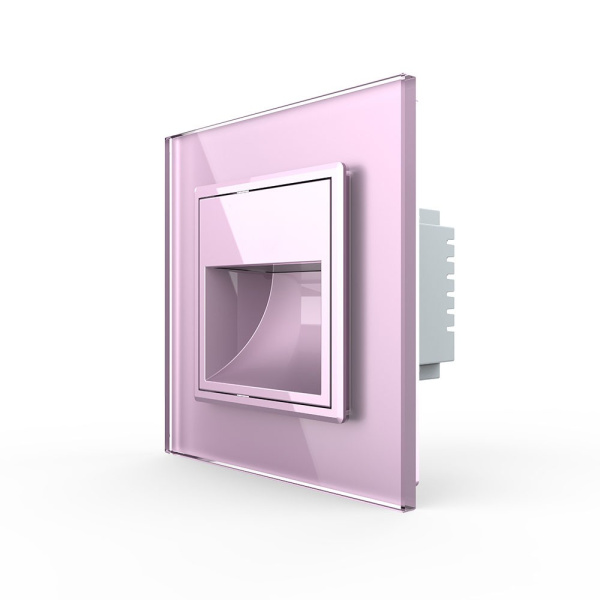 Подсветка лестницы, пола Розовая Livolo