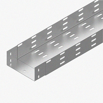 Лоток монтажный цельный перфорированный ЛМЦ100х65х2000 У3, окрашенный, S1,0
