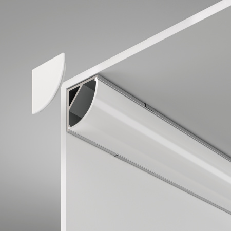 Алюминиевый профиль накладной 16x16 R Серебро (ALM008S-2M) Technical Maytoni