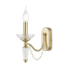 Настенный светильник (бра) 1*E14 40Вт Золото IP20 Zoe FR2009WL-01G Freya