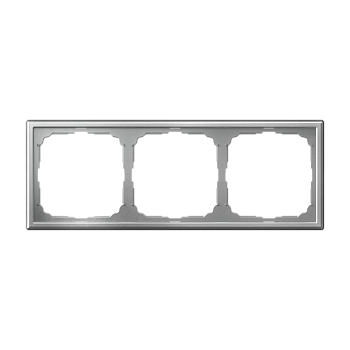 ARTGALLERY 3-постовая РАМКА, универсальная, АЛЮМИНИЙ Systeme Electric
