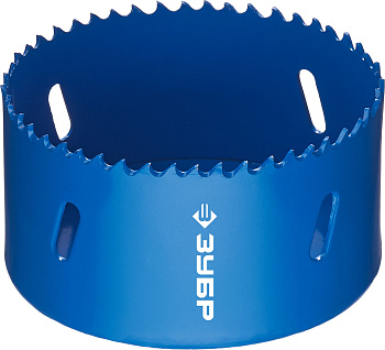 83мм, коронка биметаллическая, быстрорежущая сталь ЗУБР