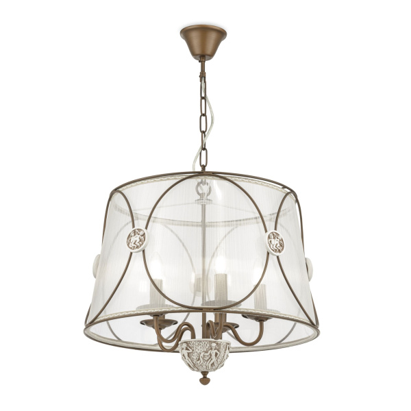 Подвесной светильник 5*E14 40Вт Бронза IP20 Letizia ARM365-05-R Maytoni