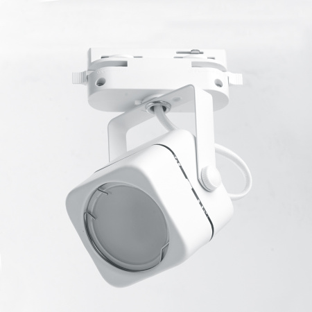 Светильник Feron AL190 трековый однофазный на шинопровод под лампу GU10, белый