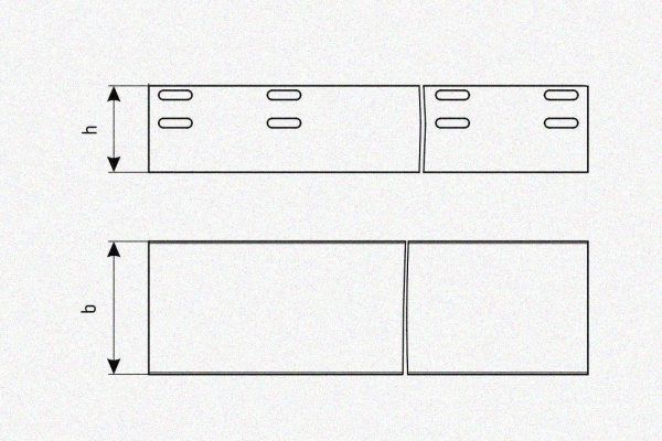 Лоток глухой ЛМГ 400х50х2000 УХЛ1, оцинкованный лист, S1,5