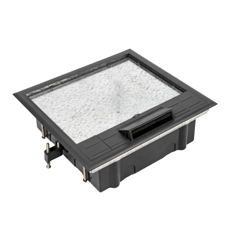 Donel Лючок в пол 12 мод. (6 мод. 45х45 мм.), крышка ABS +гальванизированная стальная вставка