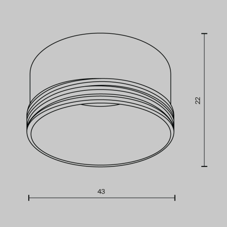 Декоративное кольцо для Focus Led 5Вт Белый (RingS-5-W) Technical Maytoni