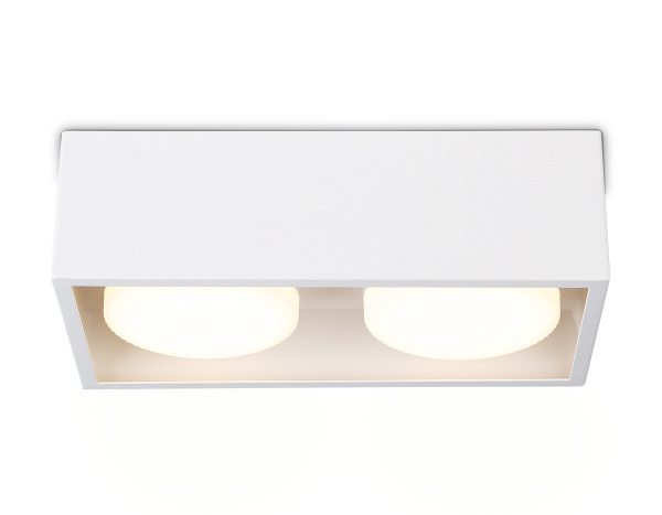 Светильник накладной TN70828/2 WH белый GX53/2 max 12W 200*100*60 Ambrella Light
