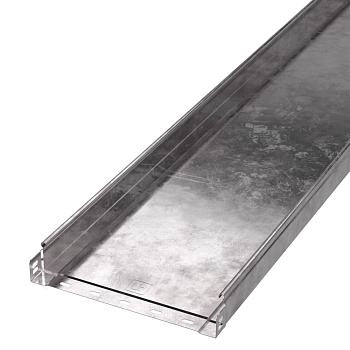 Лоток неперфорированный Стандарт 300х50х3000 (1,0 мм) (6 м/уп) Промрукав