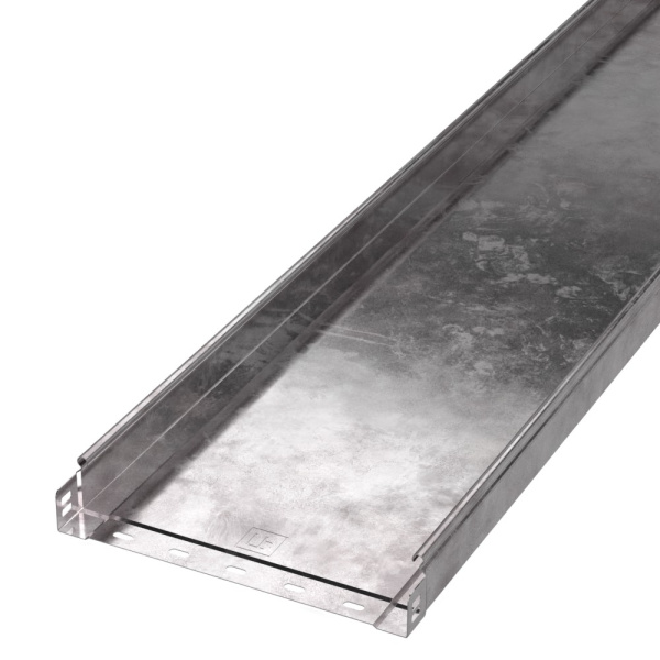 Лоток неперфорированный Стандарт 300х50х3000 (1,0 мм) (6 м/уп) Промрукав