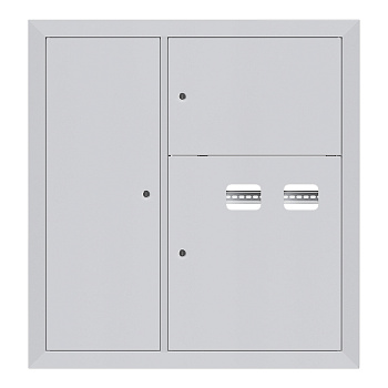 Щит этажный 2 кв, слаботочка слева (1000х950х150) Basic EKF