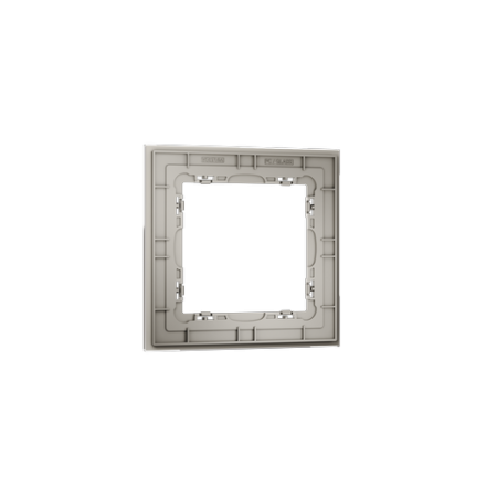 Рамка стеклянная Voltum S70 на 1 пост, (кашемир, стекло)