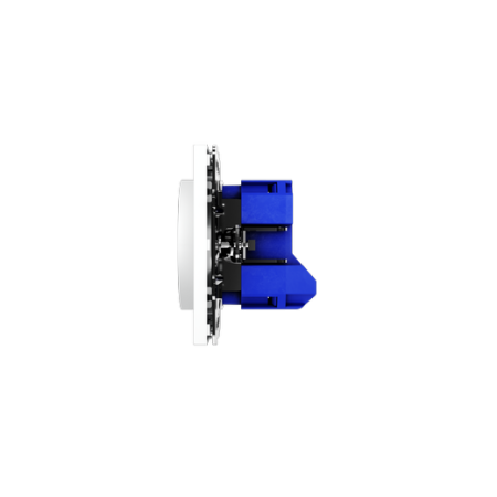 Светорегулятор встраиваемый Voltum S70 поворотно-нажимной 600 Вт, (белый матовый)