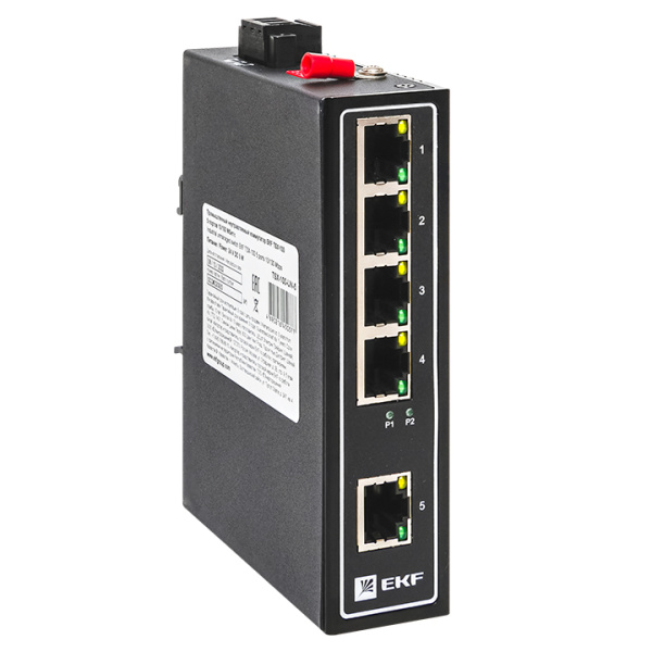 Промышленный неуправляемый коммутатор TSX-100 5 портов 10/100 Мбит/с EKF