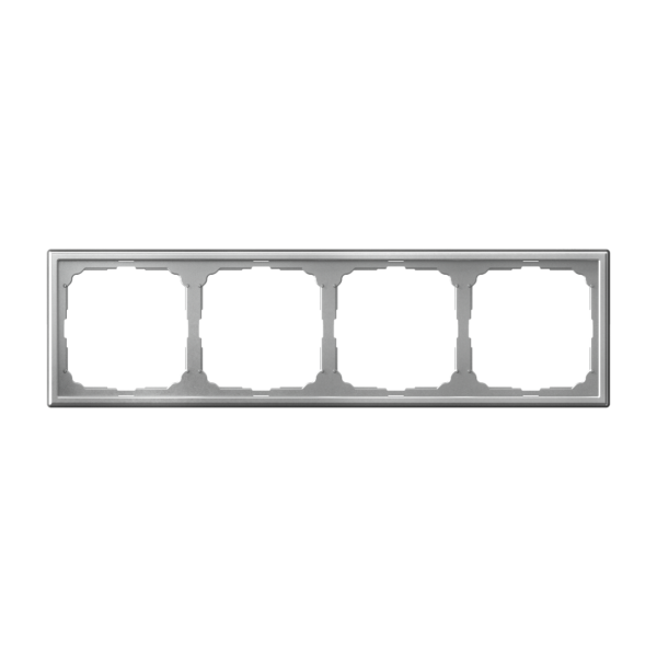 ARTGALLERY 4-постовая РАМКА, универсальная, АЛЮМИНИЙ Systeme Electric
