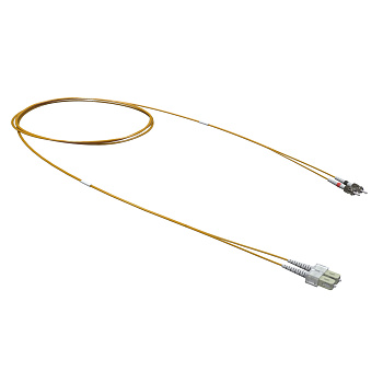 Оптический коммутационный шнур переходной Duplex SC-UPC/ST-UPC, 50/125 OM2, 10 м DKC