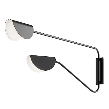 Настенный светильник (бра) 2*G9 7Вт Черный IP20 Mollis MOD126WL-02B Maytoni