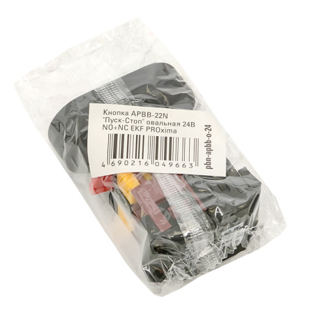 Кнопка APBB-22N "Пуск-Стоп" овальная 24В NO+NC PROxima EKF