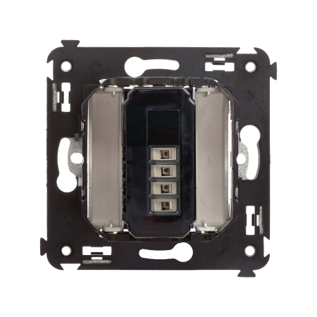 Датчик движения в стену, "Avanti", "Закаленная сталь" DKC